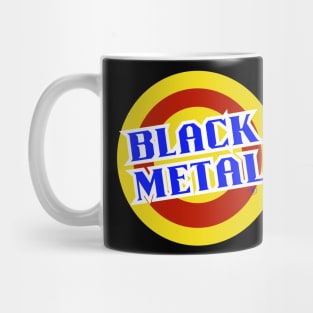 Black Metal Mug